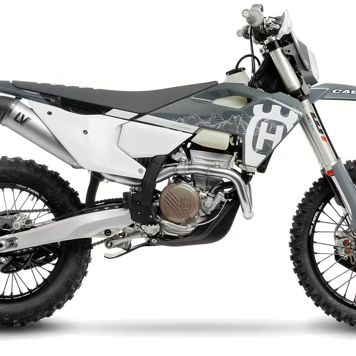 Husqvarna FE &amp; KTM EXC-F LeoVince LV-X EVO Enduro Slip-On Edelstahl