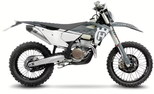 Husqvarna FE &amp; KTM EXC-F LeoVince LV-X EVO Enduro Slip-On Stainless Steel
