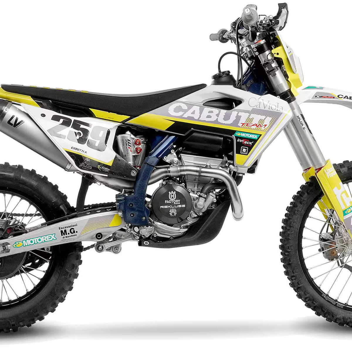 Husqvarna FE &amp; KTM EXC-F LeoVince LV-X EVO Enduro Slip-On Edelstahl