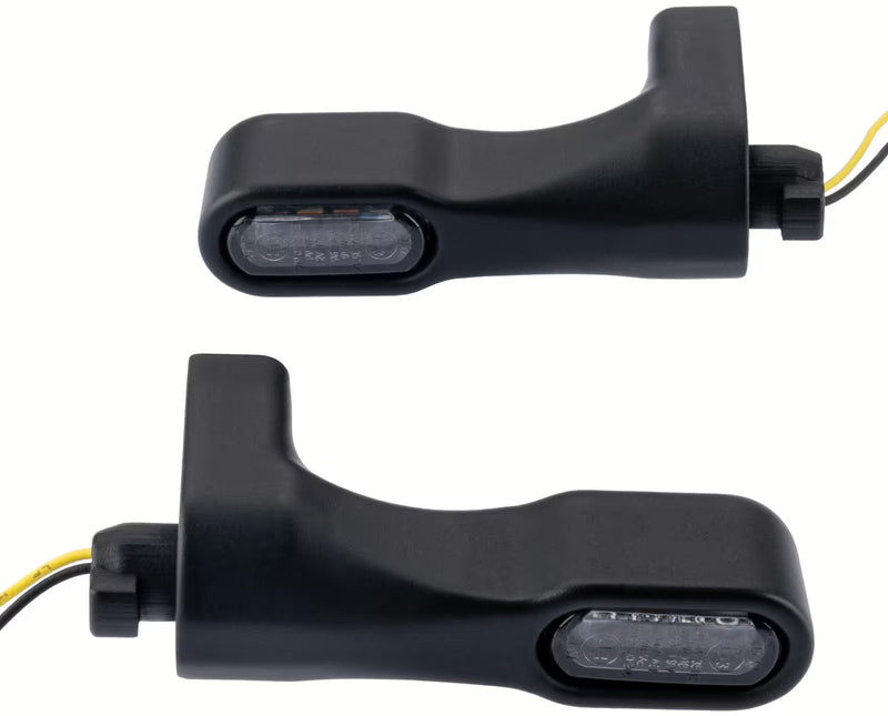 Motoism Type-One MI LED Turn Signals Carbon Look 12V E-Mark Approved