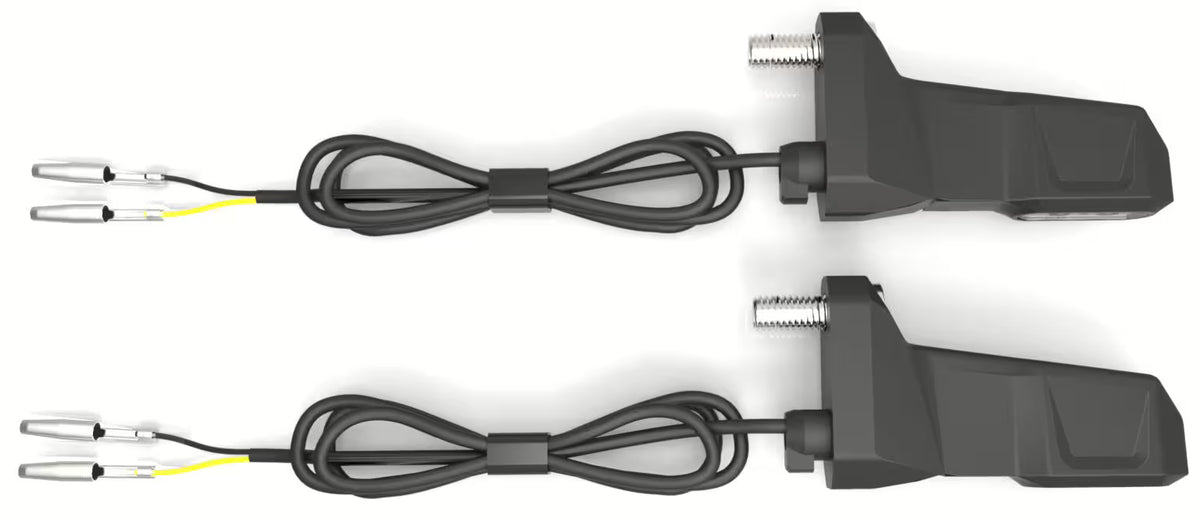 Motoism Turn Signal Brake Light M LED Carbon Look 12V E-Mark Approved Set of 2