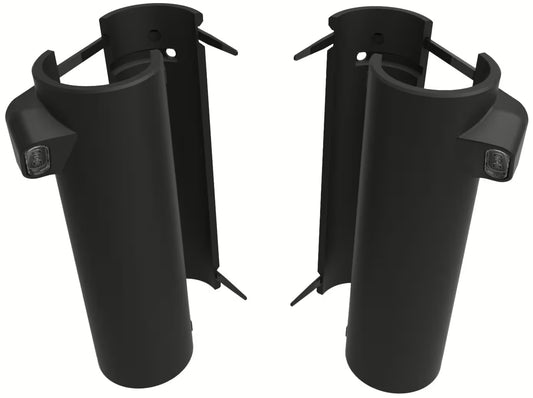 Motoism Three Seamless Gabelcover met Richtingaanwijzer LED Fork Cover