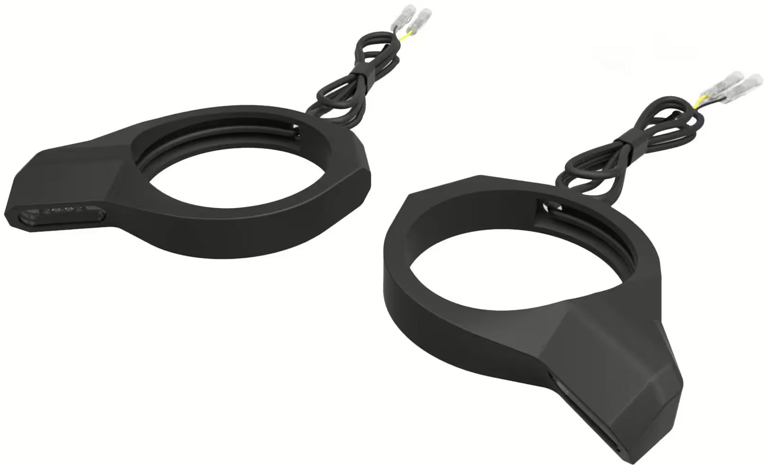 Motoism Type Four Evo Fork Clamp LED Richtingaanwijzers