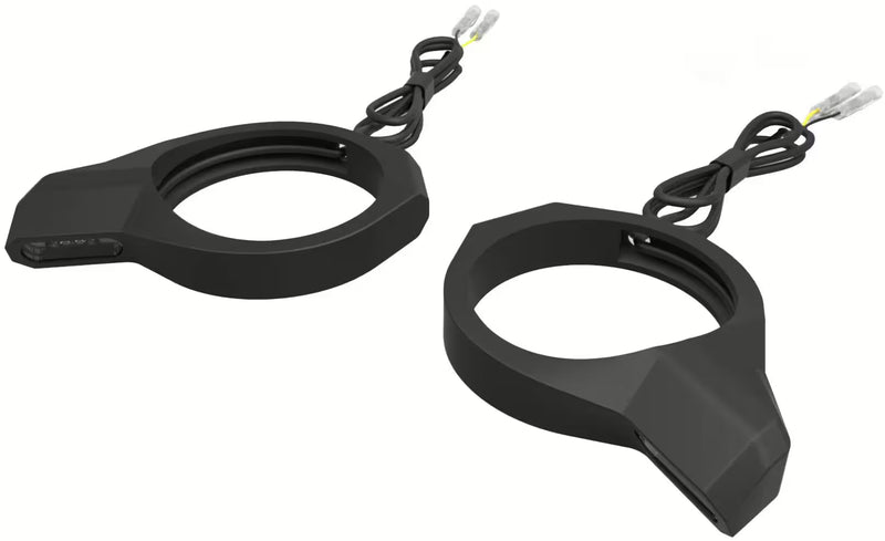 Motoism Type Four Evo Fork Clamp LED Richtingaanwijzers
