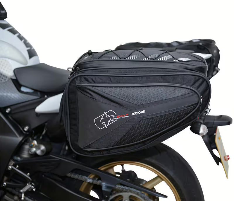 Oxford P60R Panniers – 60L Waterdichte Zijtassen Zwart