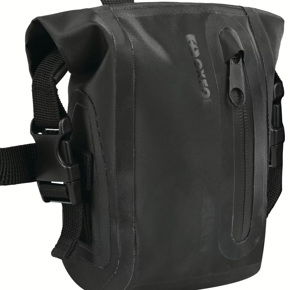 Oxford Aqua L1 Beintasche Schwarz – Wasserdichte 1-Liter-Motorradtasche