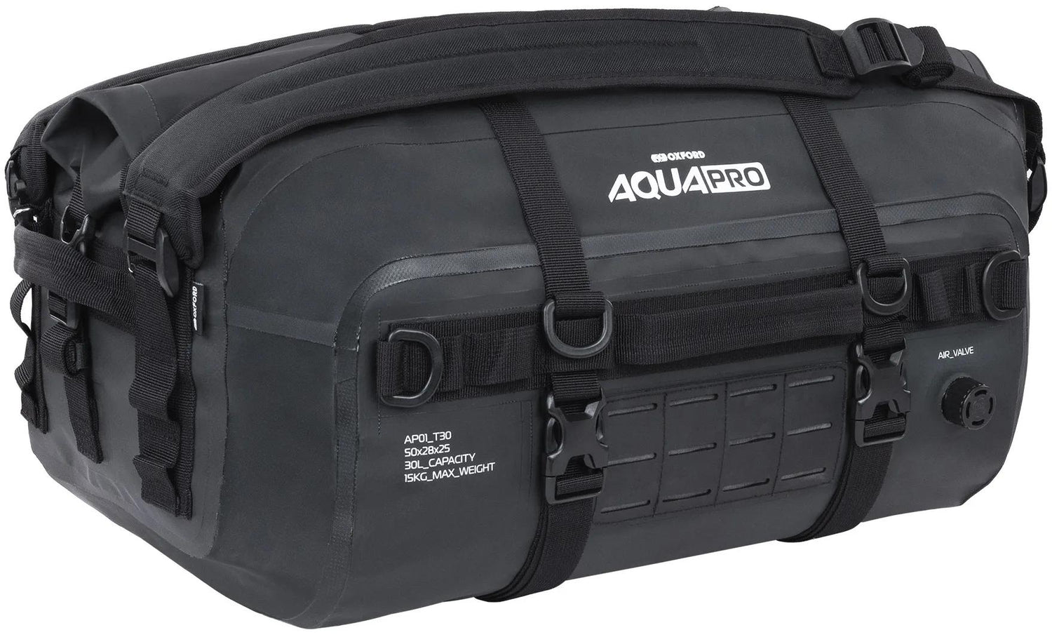 Oxford Aqua Pro Bagagerol - Zwart