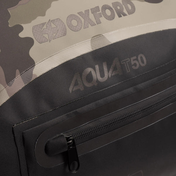 Oxford Aqua T-50 Bagagerol - Camo/Zwart