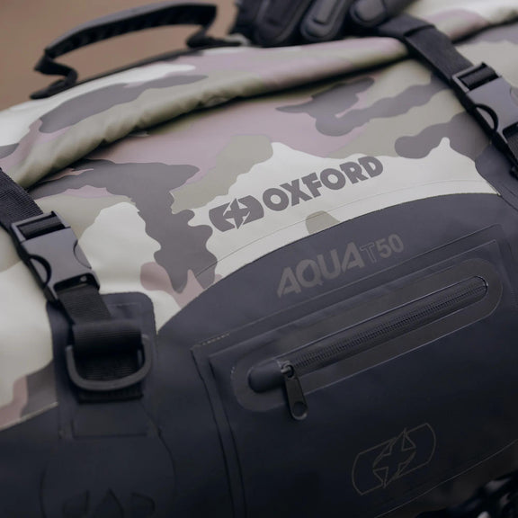 Oxford Aqua T-50 Bagagerol - Camo/Zwart - foto 5