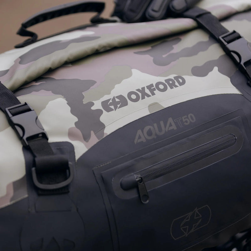 Oxford Aqua T-50 Bagagerol - Camo/Zwart - foto 5