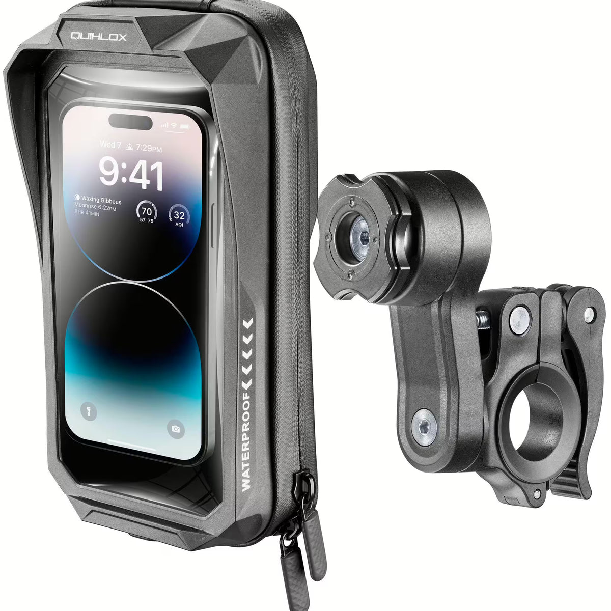 Interphone Quiklox Case – Phone Holder with Mount 7 inch