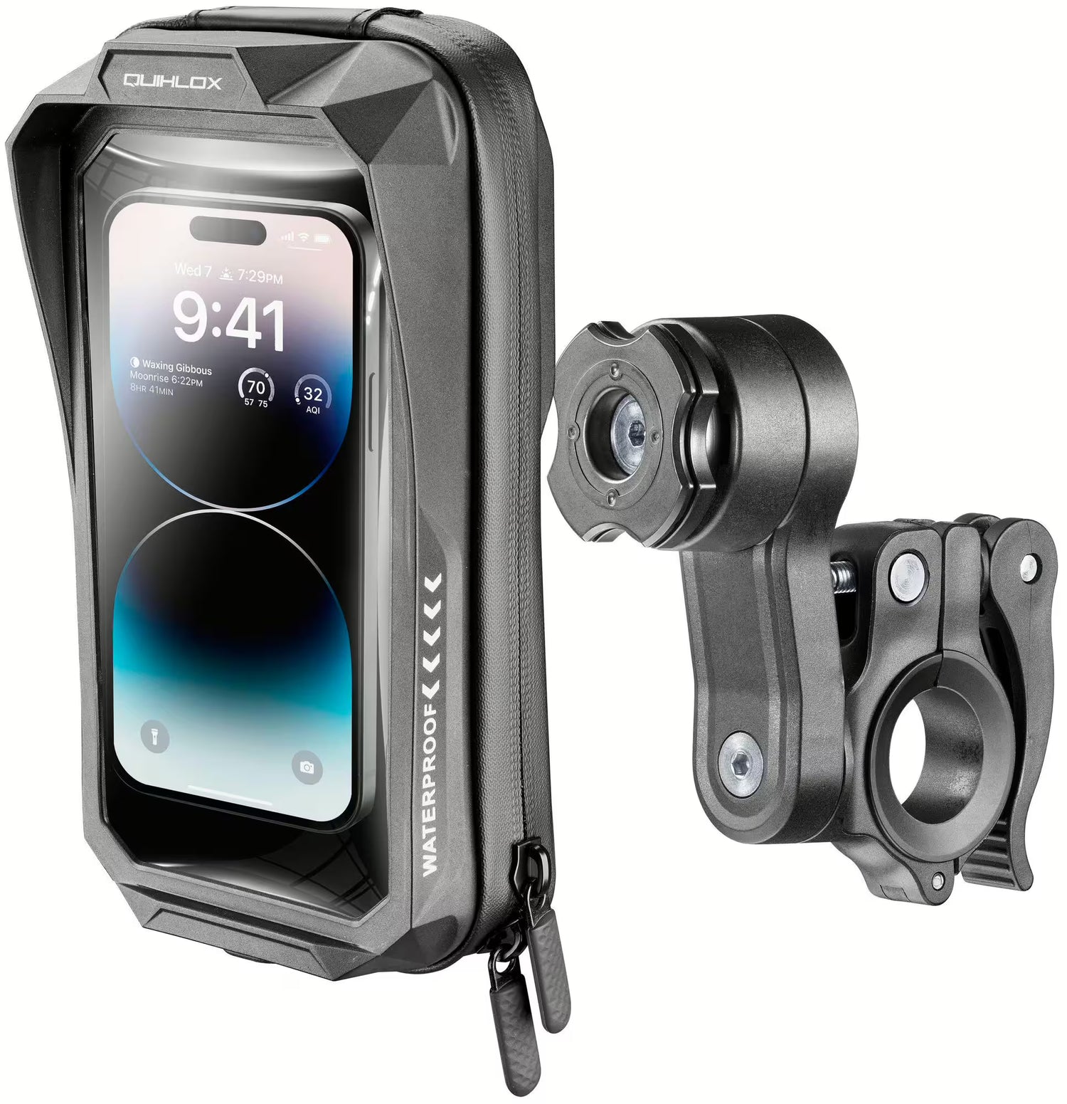 Interphone Quiklox Case – Telefoonhouder met Mount 7 inch