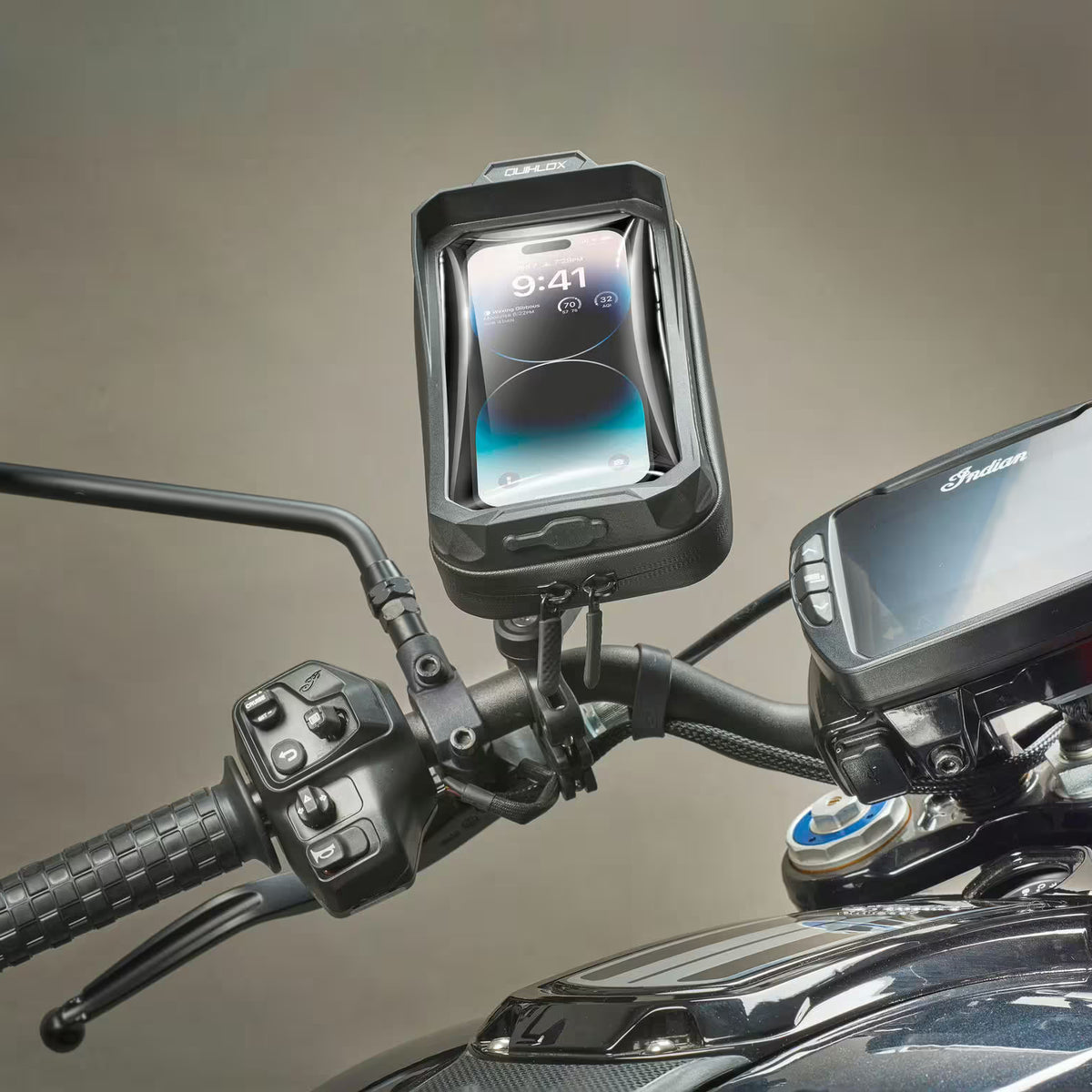 Interphone Quiklox Case – Phone Holder with Mount 7 inch