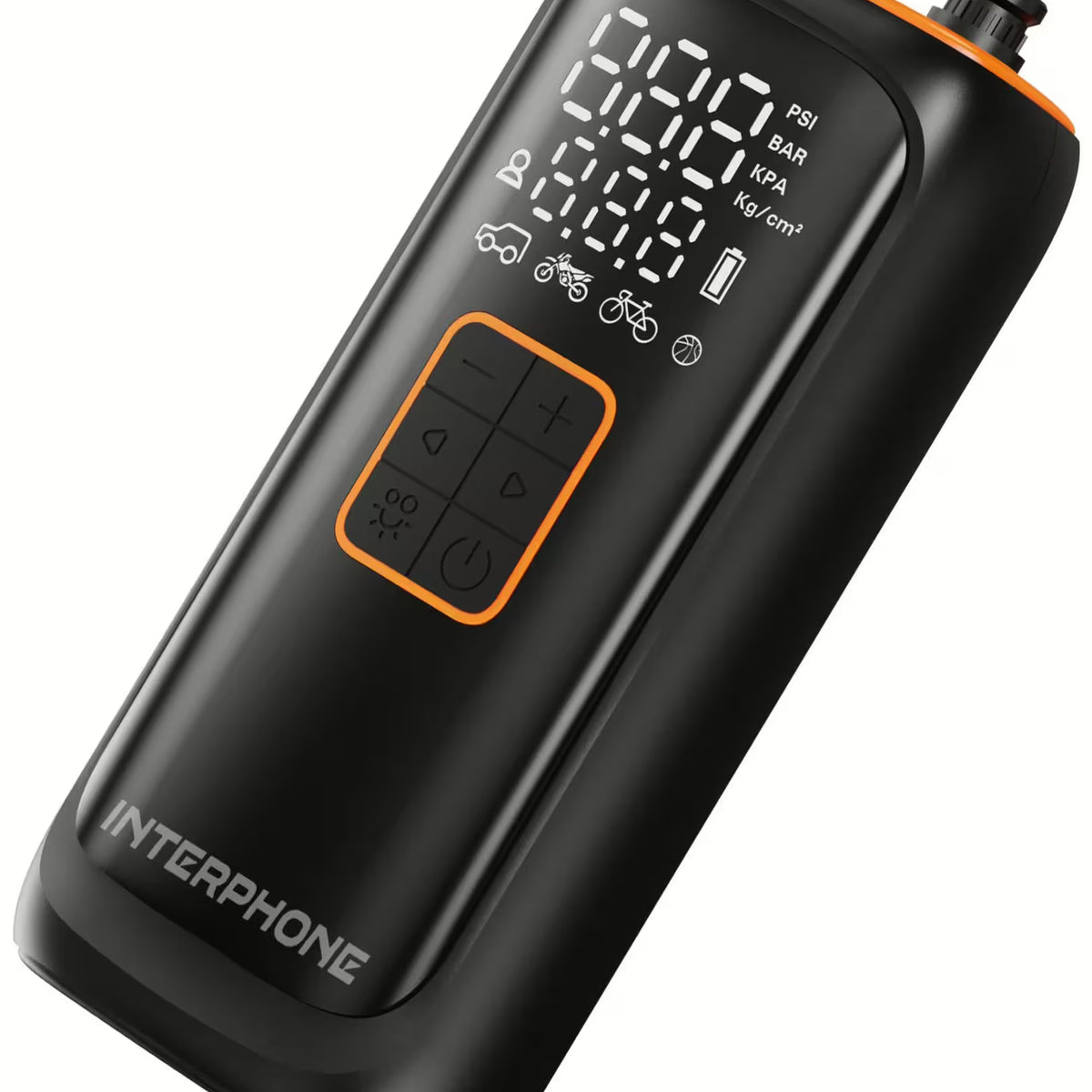 Interphone Smart Luftpumpe 4000mAh – Tragbarer, wiederaufladbarer Reifenfüller