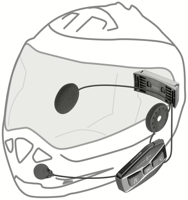 Interphone U-COM 16 Single Kit – Bluetooth & Mesh Communicatiesysteem