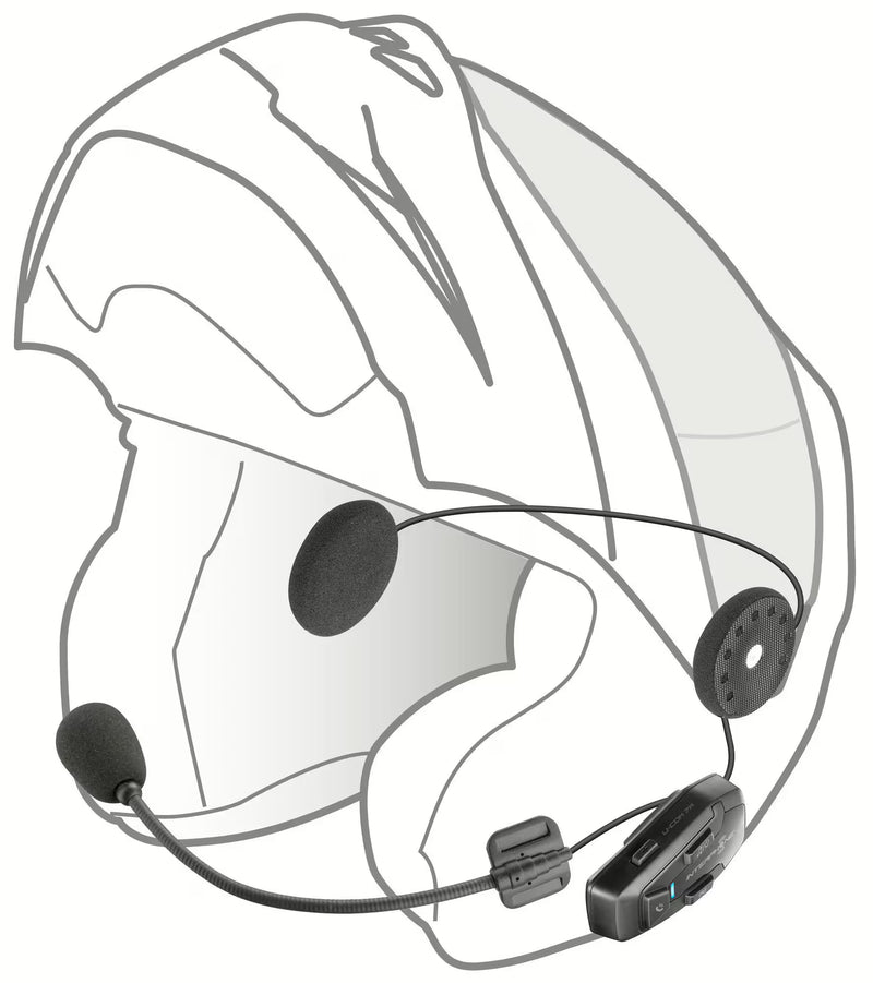 Interphone U-COM 7R Single Kit – Bluetooth Communicatiesysteem