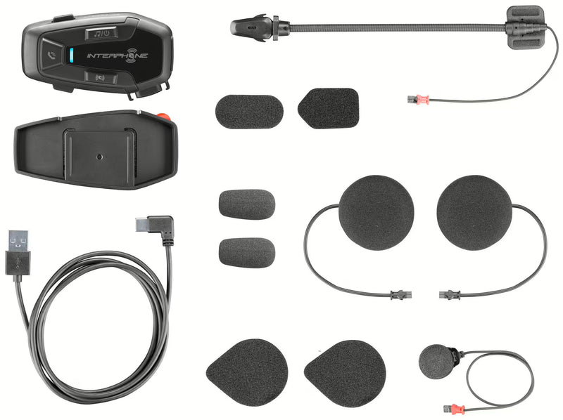 Interphone U-COM 7R Single Kit – Bluetooth Communicatiesysteem