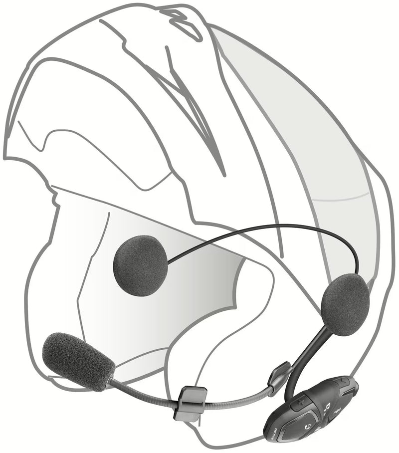 Interphone Active – Bluetooth Communicatiesysteem (Single Kit)