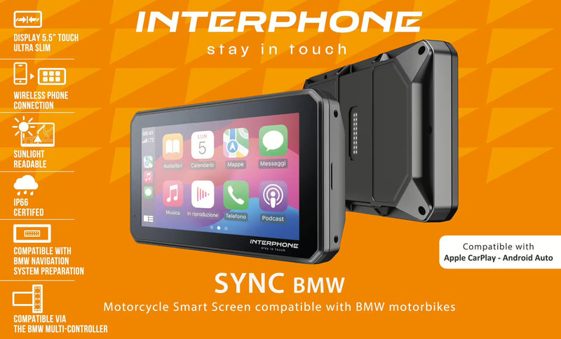 Interphone Sync55 BMW Smart Display
