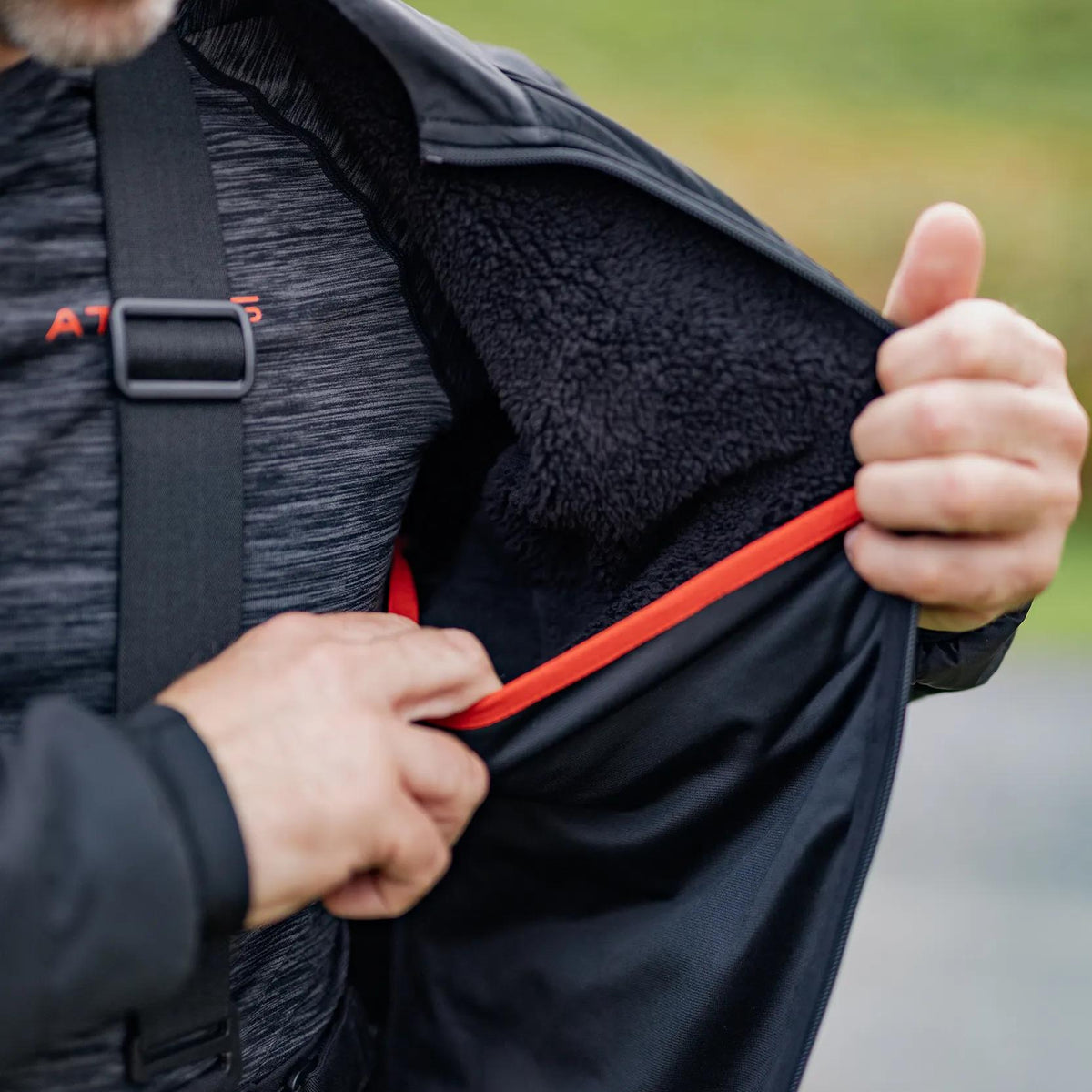 Oxford Atmos Thermo Fleece Motorjas - Zwart - foto 5
