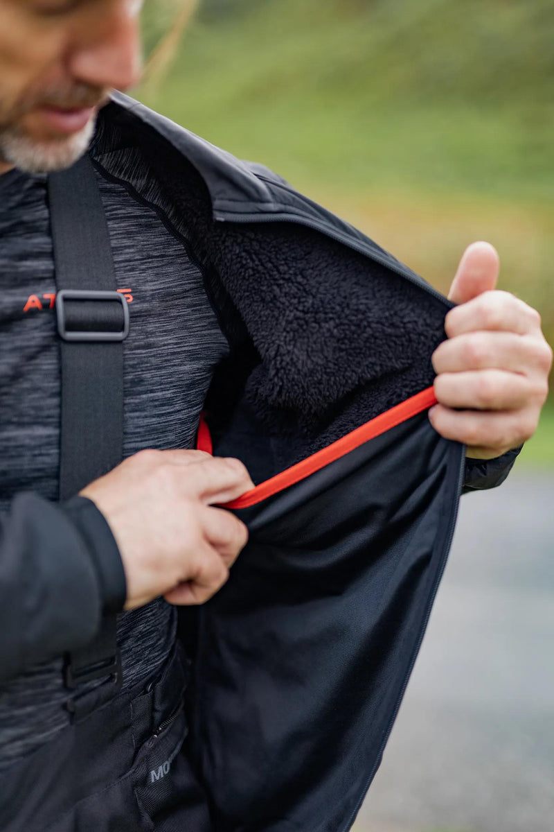 Oxford Atmos Thermo Fleece Motorjas - Zwart - foto 5