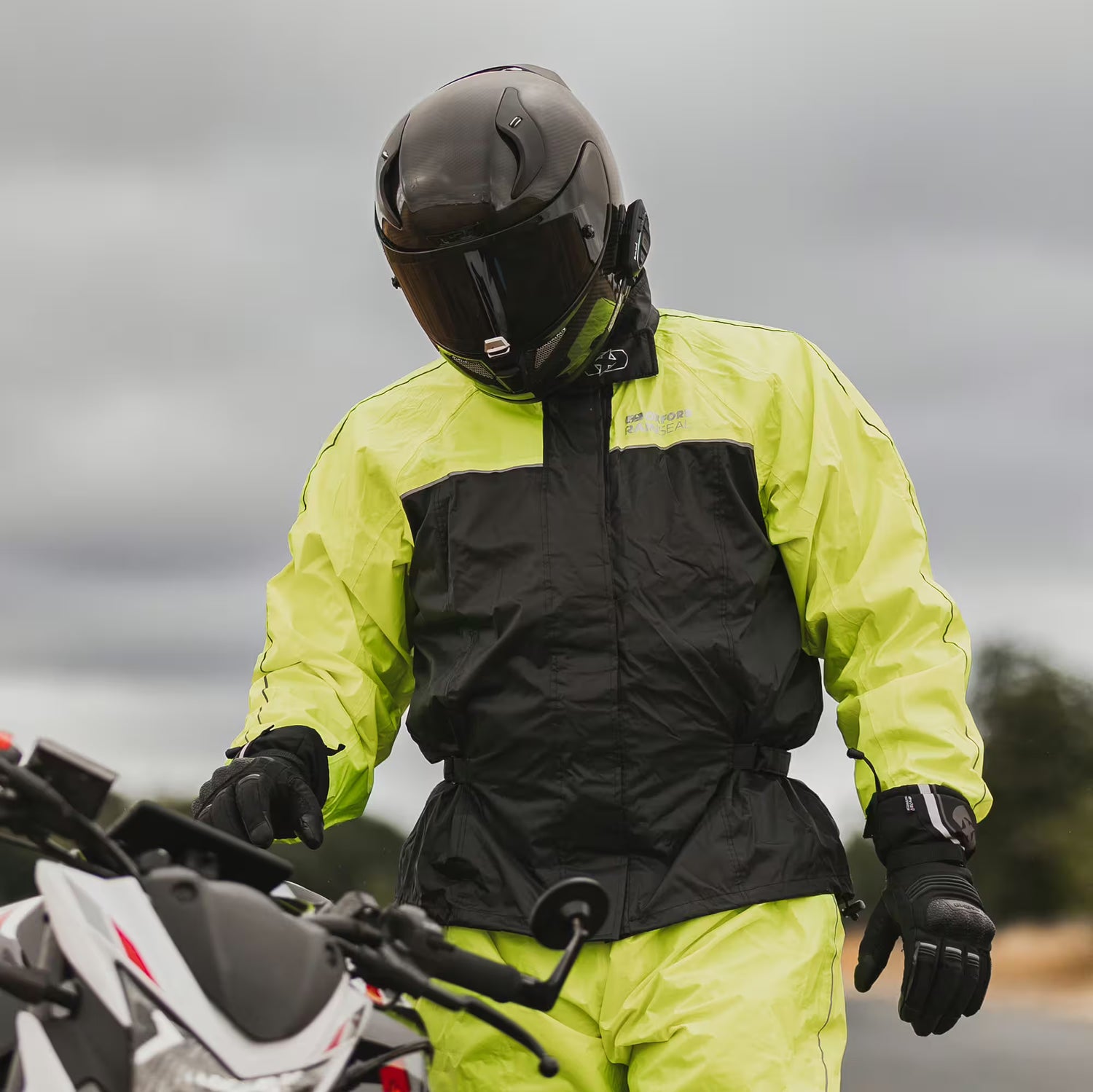 OXFORD Rain Jacket Geel