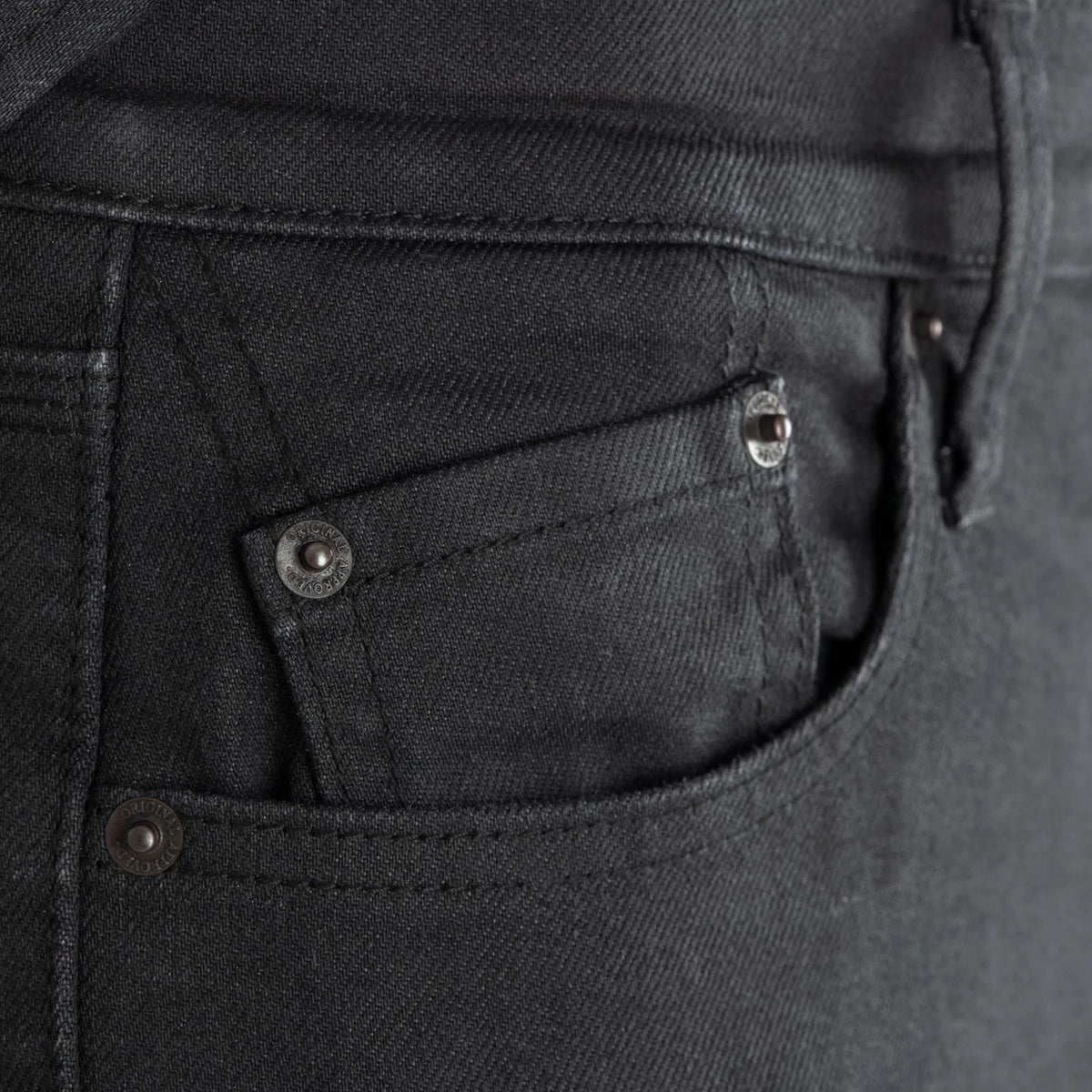Oxford AAA Jean Straight Motorjeans Heren - Zwart - foto 8