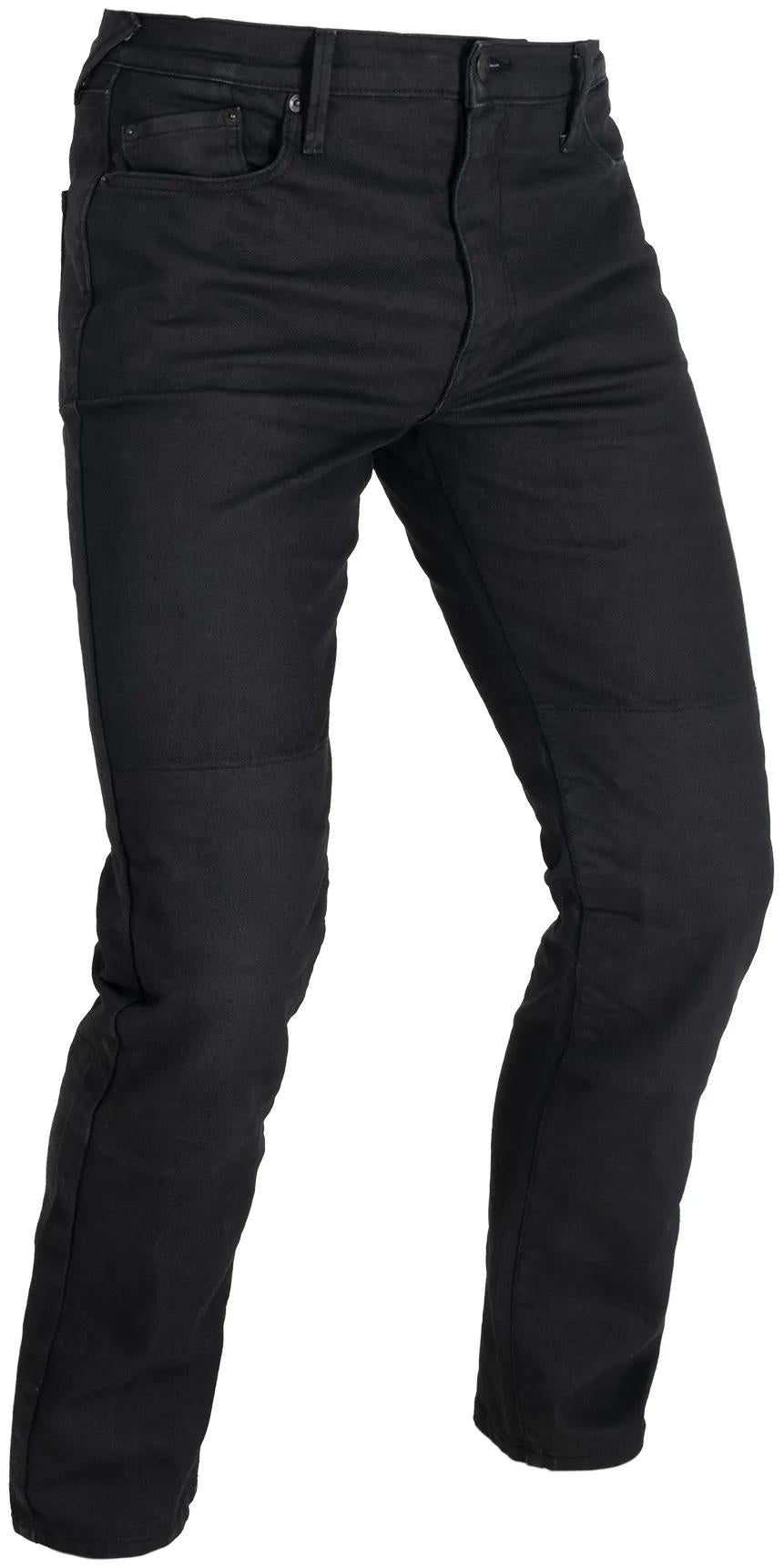 Oxford AAA Jean Straight Motorjeans Heren - Zwart