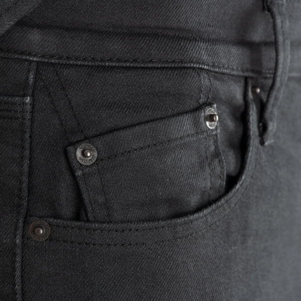 Oxford AAA Jean Straight Motorcycle Jeans Men - Black
