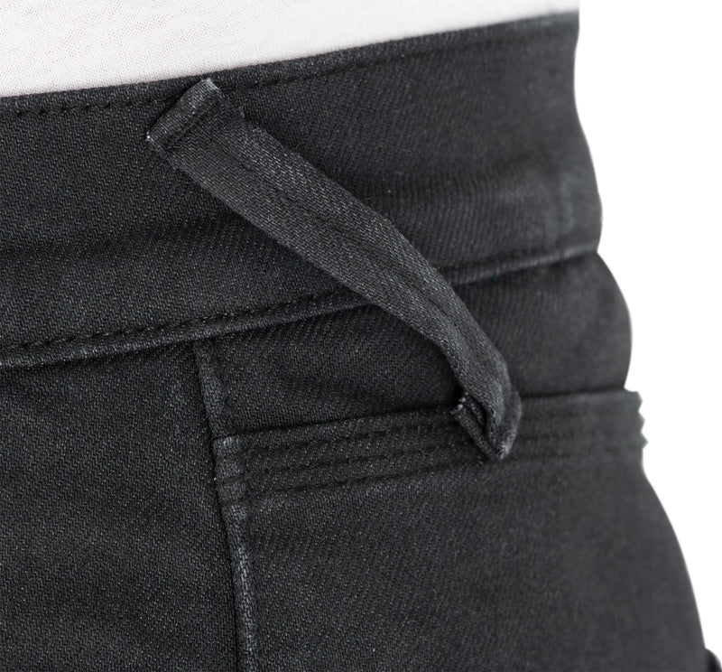 Oxford AAA Jean Straight Motorjeans Heren - Zwart - foto 12