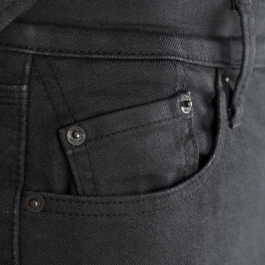 Oxford AAA Jean Slim Motorjeans Heren - Zwart - foto 2