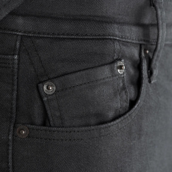 Oxford AAA Jean Slim Motorjeans Heren - Zwart - foto 2