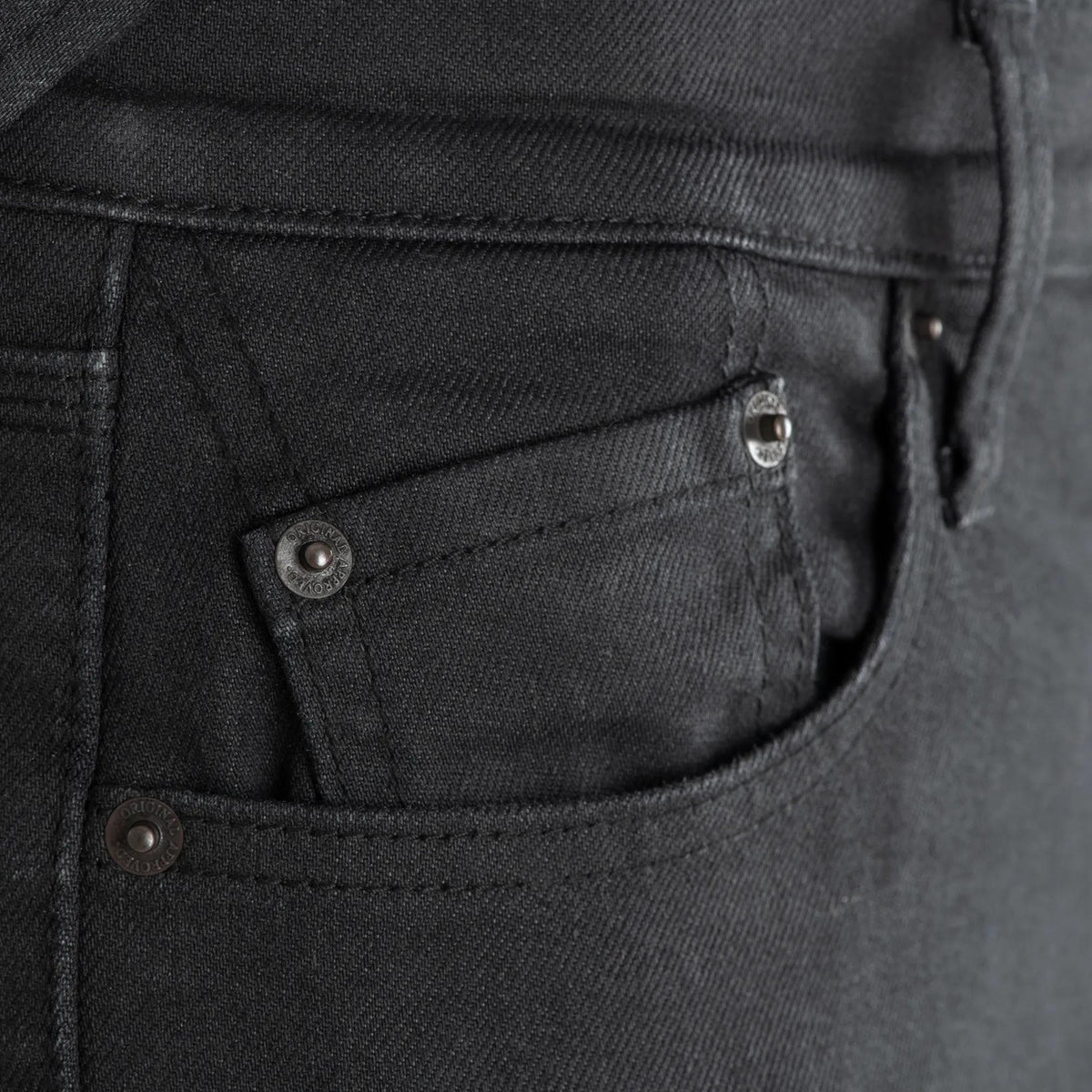 Oxford AAA Jean Slim Motorjeans Heren - Zwart - foto 5
