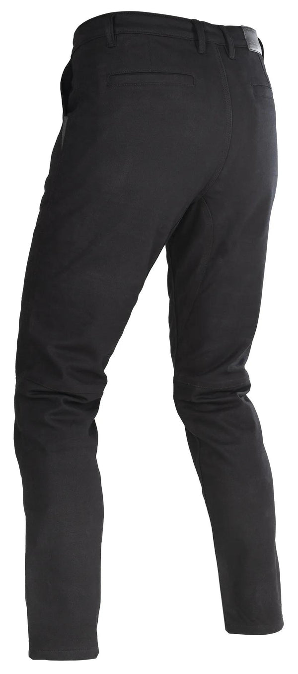 Oxford Chino Motorcycle Jeans - Black
