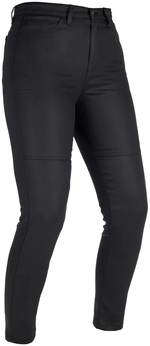 Oxford AA Wax Jeggings Motorbroek Dames - Zwart - foto 4
