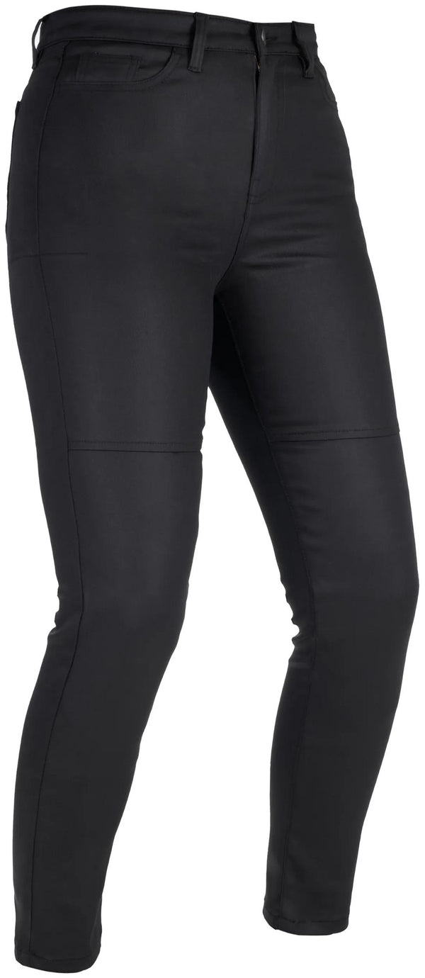 Oxford AA Wax Jeggings Motorcycle Trousers Ladies - Black