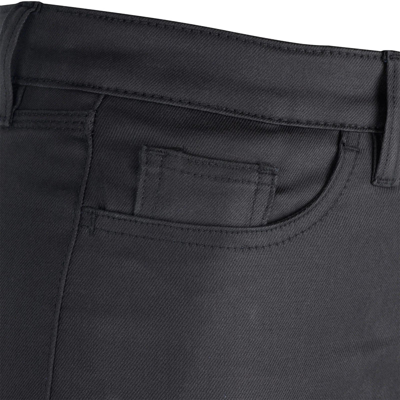 Oxford AA Wax Jeggings Motorbroek Dames - Zwart - foto 3