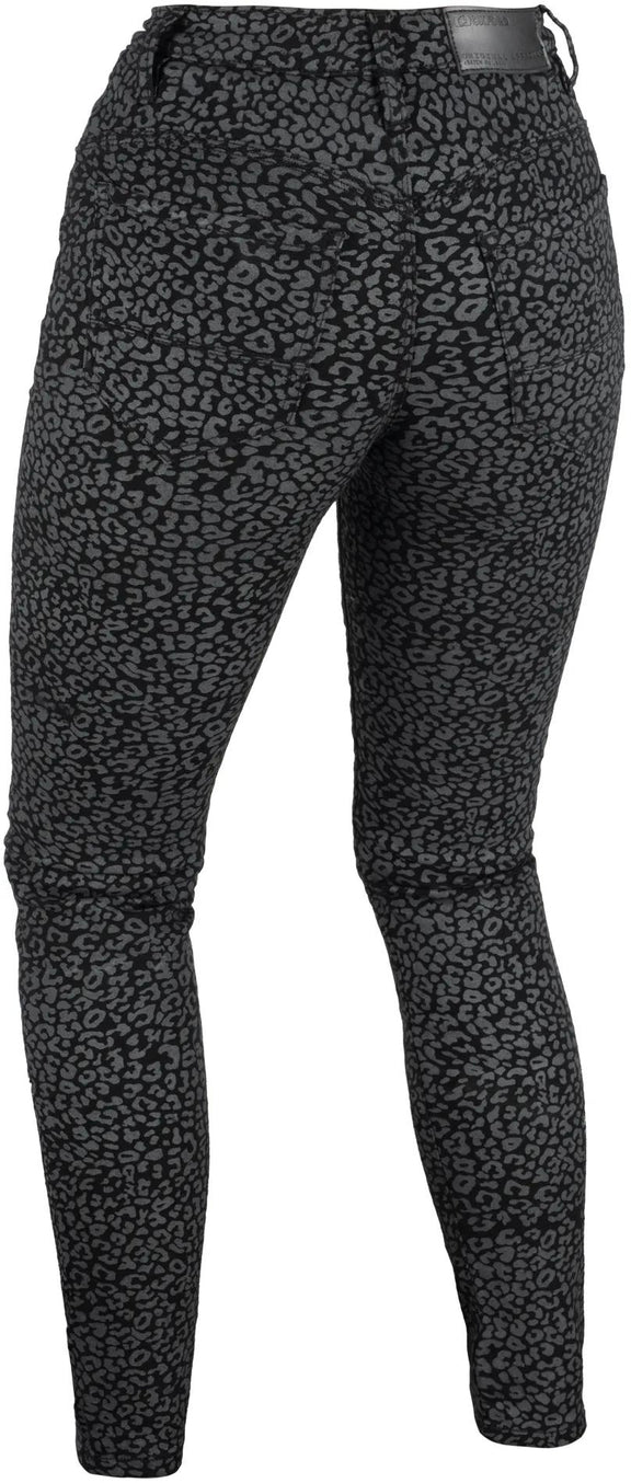 Oxford OA AA Super Stretch Jean Motorbroek Dames - Luipaard - foto 4