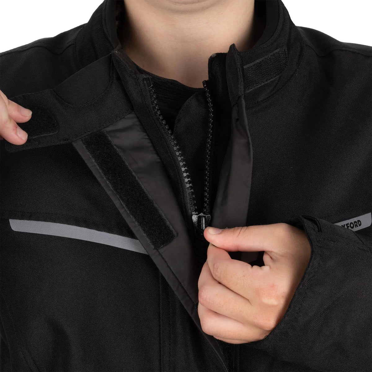 Oxford Spartan Long WP WS Jacket Black Motorjas Dames - Zwart - foto 10