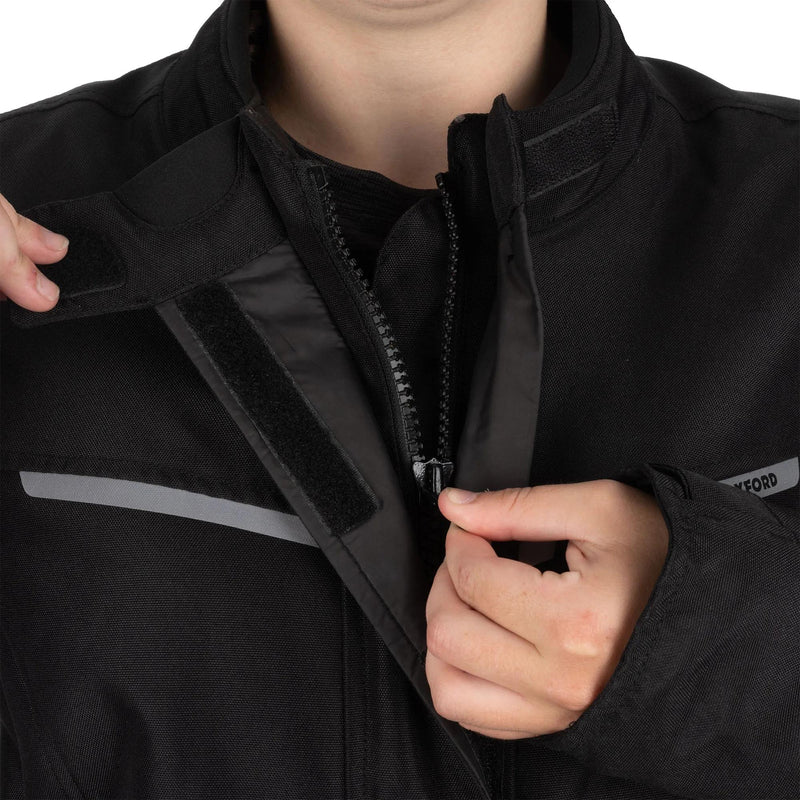 Oxford Spartan Long WP WS Jacket Black Motorjas Dames - Zwart - foto 10