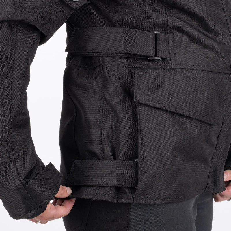 Oxford Spartan Long WP WS Jacket Black Motorjas Dames - Zwart - foto 12