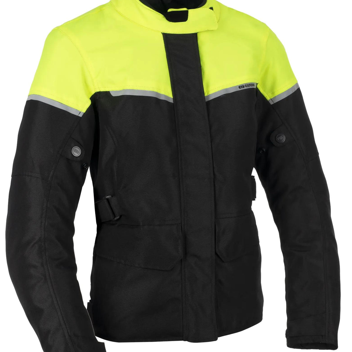 Oxford Spartan Long WP WS Jacket Black Motorjas Dames - Zwart