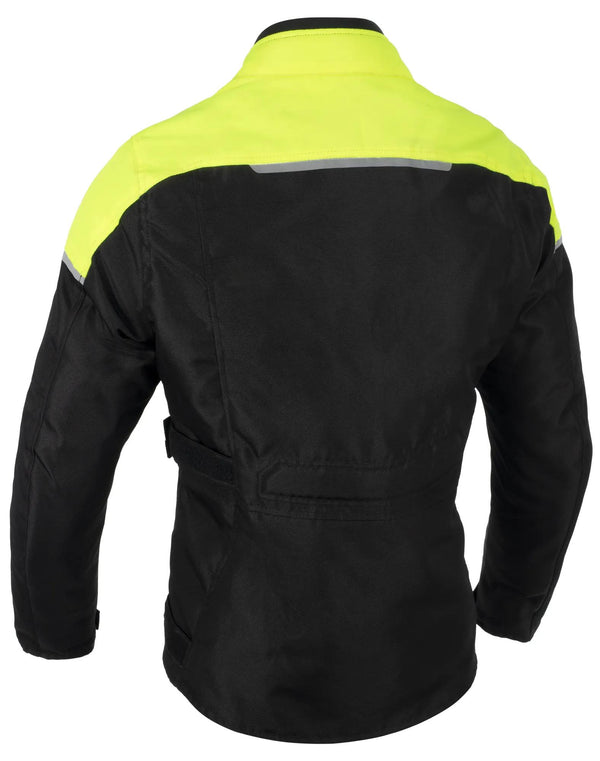 Oxford Spartan Long WP WS Jacket Black Motorjas Dames - Zwart