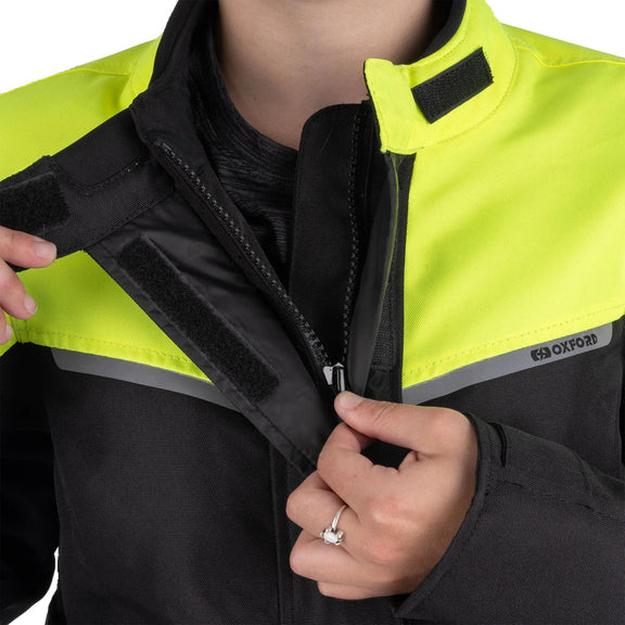 Oxford Spartan Long WP WS Jacket Black Motorjas Dames - Zwart - foto 4