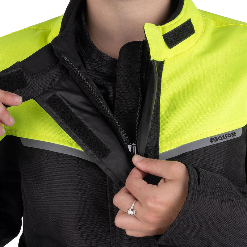 Oxford Spartan Long WP WS Jacket Black Motorjas Dames - Zwart - foto 4