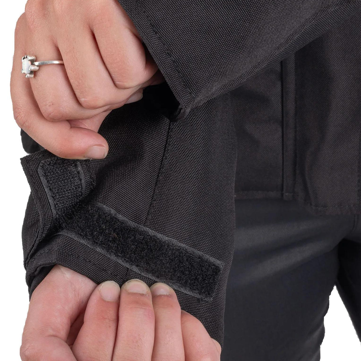 Oxford Spartan Long WP WS Jacket Black Motorjas Dames - Zwart - foto 5