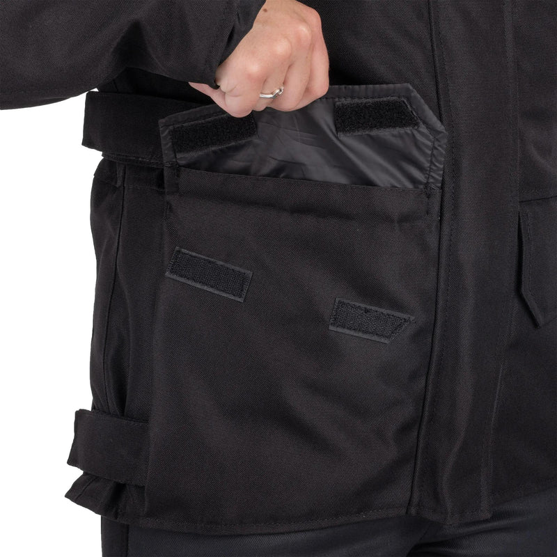 Oxford Spartan Long WP WS Jacket Black Motorjas Dames - Zwart - foto 6