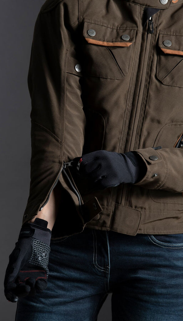 LS2 Bullet Braun Motorradjacke
