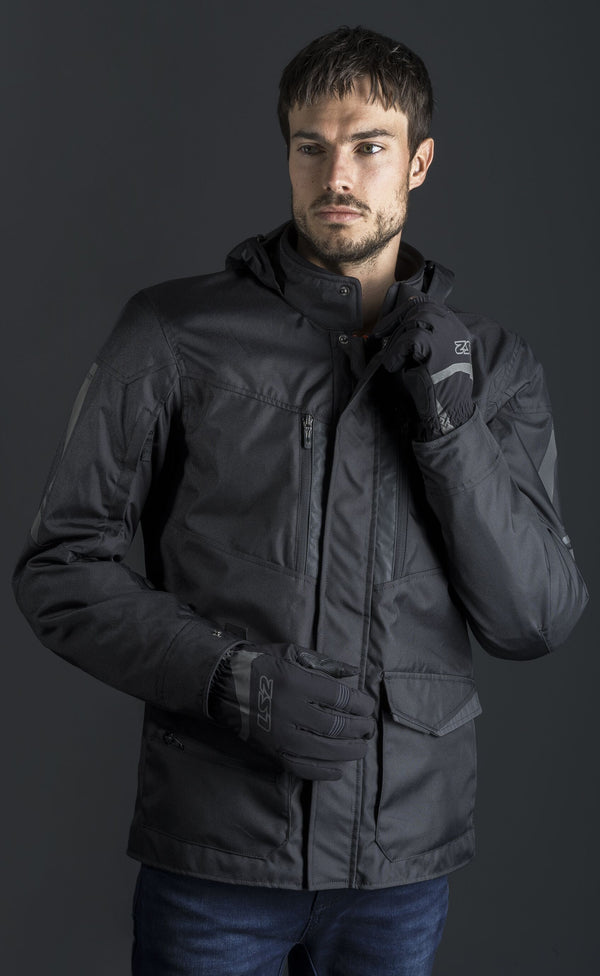LS2 Metropolis EVO Black Motorcycle Jacket