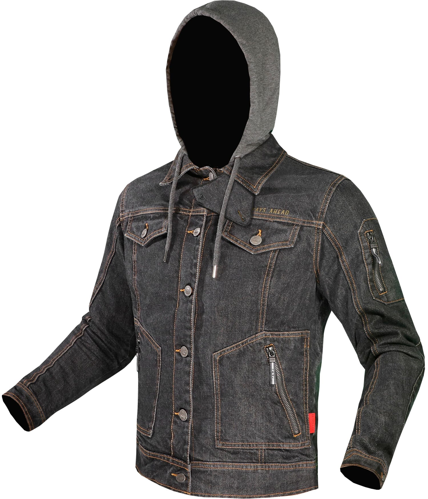 LS2 Oaky Zwart Motorjas